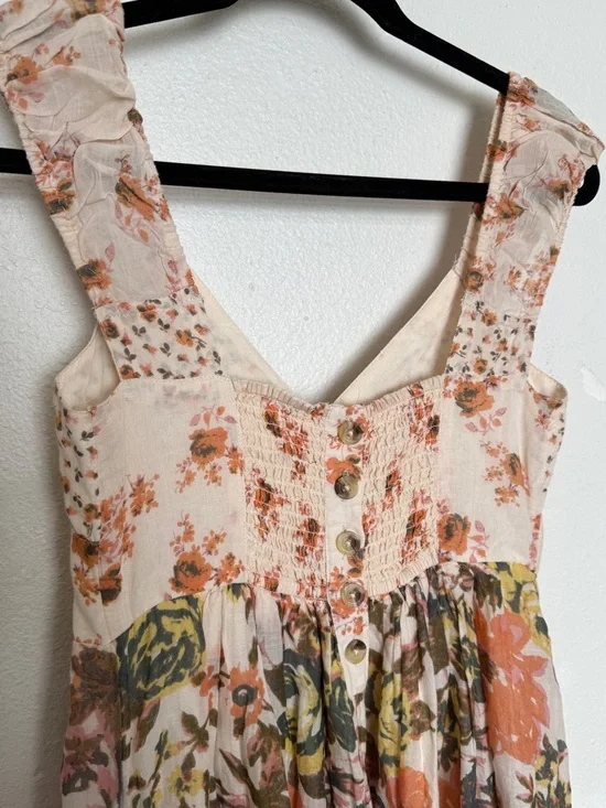 Free People Love You Floral Midi Dress XS - Picture 7 of 15